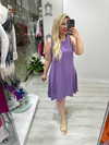 Mor  A Form Kolsuz Elbise 5977 