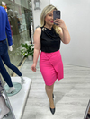 Pembe Düğümlü Etek 7075