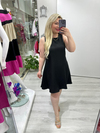 Siyah A Form Kolsuz Elbise 5977 