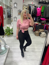 Siyah Oysho Yüksek Bel Toparlayıcı Tayt 
