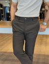 Erkek Slim Fit Acı Kahve Jogger Pantolon