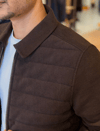 Erkek Slim Fit Kahverengi Mont
