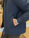 Erkek Slim Fit Lacivert Renk Dolgulu Mont
