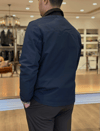 Erkek Slim Fit Lacivert Renk Dolgulu Mont