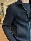 Erkek Slim Fit Siyah Renk Casual Mont
