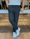 Erkek Slim Fit Siyah Renk İpli Jogger Pantolon