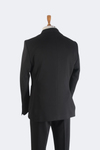 Erkek Slim Fit Siyah Renk İpli Spor Takım Elbise