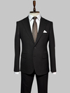 Erkek Slim Fit Siyah Renk Takım Elbise