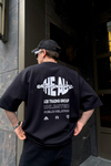 A3B Pass Premium Kumaş Siyah Oversize Tshirt T606