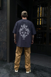 A3B Premium Kumaş Füme Oversize Tshirt T608