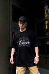 A3B Premium Kumaş Siyah Oversize Tshirt T604