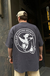 A3B Society Premium Kumaş Füme Oversize Tshirt T605