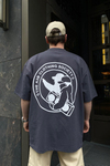 A3B Society Premium Kumaş Füme Oversize Tshirt T605