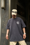 A3B Society Premium Kumaş Füme Oversize Tshirt T605