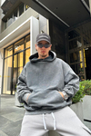 Acid Wash Antrasit Oversize Sweatshirt SW967