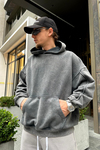 Acid Wash Antrasit Oversize Sweatshirt SW967