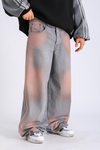 Acid Wash Baggy Jean Pantolon P1062