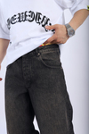 Acid Wash Baggy Jean Pantolon P916