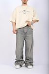 Acid Wash Baggy Jean Pantolon P936