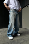 Acid Wash Basic Jean Pantolon P879