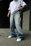 Acid Wash Basic Jean Pantolon P879