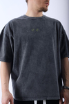 Acid Wash Baskılı Pm Oversize Tshirt T951