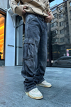 Acid Wash Bdg Combat Jean Pantolon P808