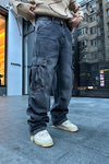 Acid Wash Bdg Combat Jean Pantolon P808
