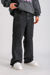 Acid Wash Desenli Baggy Jean P1052