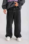 Acid Wash Desenli Baggy Jean P1052