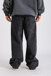 Acid Wash Desenli Baggy Jean P1052