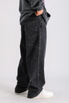 Acid Wash Desenli Baggy Jean P1052