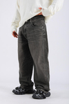 Acid Wash Dikiş Detay Kahve Baggy Jean Pantolon P1110