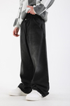 Acid Wash Füme Baggy Jean Pantolon P1156