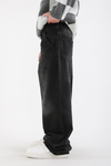 Acid Wash Füme Baggy Jean Pantolon P1156