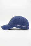 Acid Wash JR Logo Saks Mavi Canvas Cap