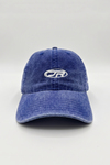 Acid Wash JR Logo Saks Mavi Canvas Cap