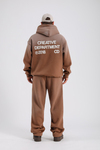 Acid Wash Kahve Oversize Eşofman Takımı TKM149