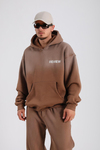 Acid Wash Kahve Oversize Eşofman Takımı TKM149