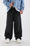 Acid Wash Koyu Mavi Baggy Jean Pantolon P1154