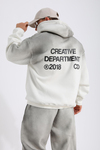Acid Wash Krem Oversize Eşofman Takımı TKM148