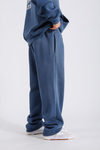 Acid Wash Mavi Oversize Eşofman Takımı TKM147