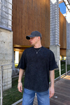 Acid Wash Oversize Basic Tshirt T1089