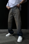 Acid Wash Paça Detay Baggy Jean Pantolon P870