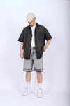 Acid Wash Poplin Oversize Gömlek G141
