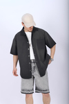 Acid Wash Poplin Oversize Gömlek G141