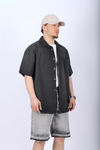 Acid Wash Poplin Oversize Gömlek G141