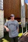 Acid Wash Rv Gri Oversize Tshirt T1077