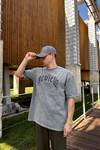 Acid Wash Rv Gri Oversize Tshirt T1077