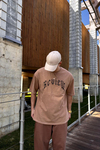 Acid Wash Rv Kahve Oversize Tshirt T1078